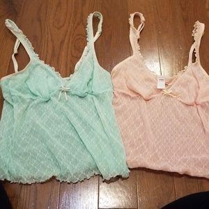 JLO lingerie tops, sets of 2